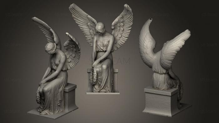 Статуи античные и исторические angel sitting